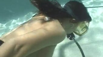 Asian Girls Underwater Sucking - Asian girl scuba sex underwater - LubeTube